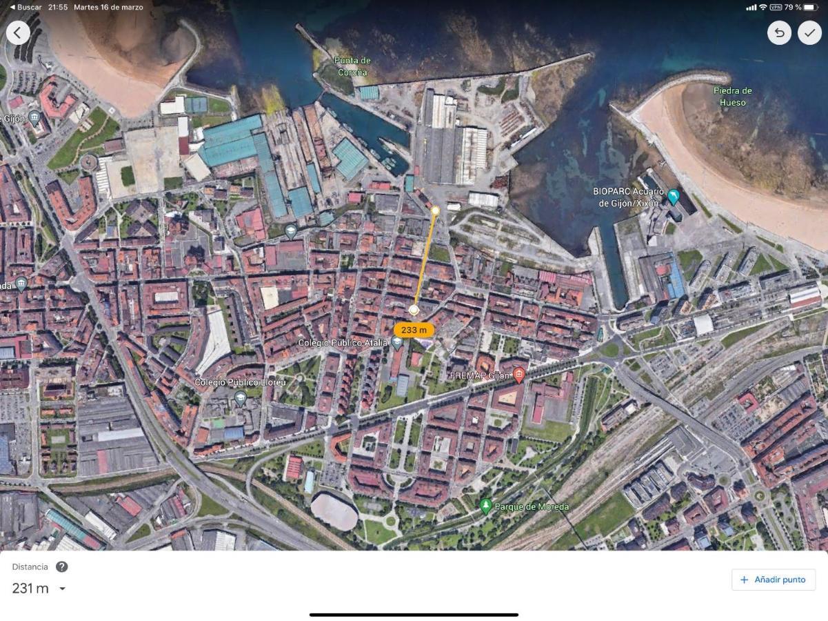 Acuarium 1 Apartment Gijón Exterior foto